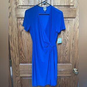 Anne Klein Faux-Wrap Dress